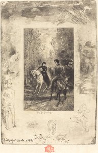 Caramba! Fit-elle Caramba! Felkiáltott: 18791880. alkotó: Felix Hilaire Buhot