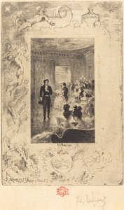 I Promessi Sposi (A jegyes) alkotó: Felix Hilaire Buhot
