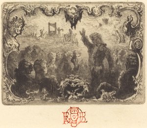 Jacques Cazotte: A szerelmes ördög, 3. matrica, 1878.