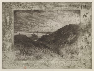 A szikla: Saint-Malo-öböl A szikla: Saint-Malo-öböl, 18861890. alkotó: Felix Hilaire Buhot