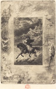 Ryno és Hermangarde alkotó: Felix Hilaire Buhot
