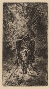 Lép és Ideál, c. 1876. alkotó: Felix Hilaire Buhot