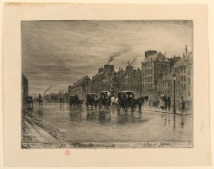 A fülkeállvány alkotó: Felix Hilaire Buhot