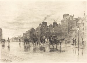 Téli reggel a Quai de l