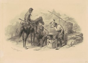 Kovács az aranymezőkön alkotó: Felix Octavius Carr Darley