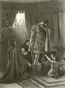 Coriolanus. V. felvonás, III. jelenet (mélynyomás) alkotó: Felix Octavius Carr Darley