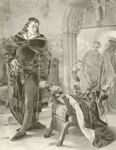 Hamlet. I. felvonás, II. jelenet (mélynyomás)