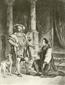Henrik király VIII. V. felvonás – I. jelenet (mélynyomás) alkotó: Felix Octavius Carr Darley