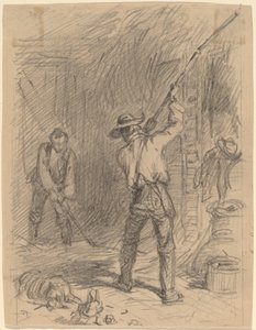 Férfi csapkodó alkotó: Felix Octavius Carr Darley