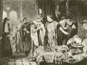 Henrik második része VI. III. felvonás – II. jelenet (mélynyomás) alkotó: Felix Octavius Carr Darley