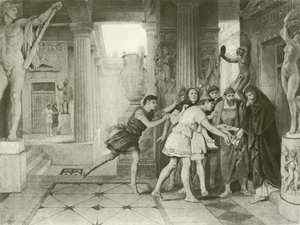 Athéni Timon. III. felvonás, IV. jelenet (mélynyomás) alkotó: Felix Octavius Carr Darley