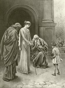 Titus Andronicus. IV. felvonás – I. jelenet (mélynyomás) alkotó: Felix Octavius Carr Darley