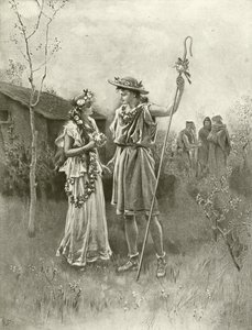 Téli mese. IV. felvonás, III. jelenet (mélynyomás) alkotó: Felix Octavius Carr Darley