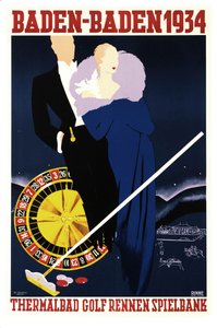 Baden Baden 1934, 1934. alkotó: Felix Rinne