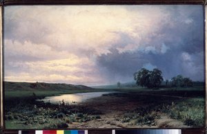 Prairies inondees (Elárasztott rét) - Peinture de Fjodor Alekszandrovics Vasziljev (Fjodor Alekszandrovics, Fjodor Alekszandrovics Vasziljev) (1850-1873), huile sur toile