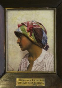 Az olasz lány, 1880 alkotó: Feodor Andreyevich Bronnikov
