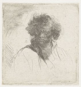 Eltorzult arcú férfi mellszobra alkotó: Ferdinand Bol (possibly)