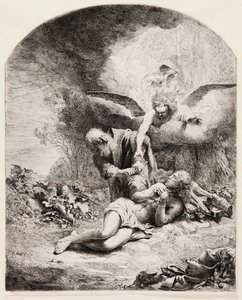 Ábrahám áldozata alkotó: Ferdinand Bol