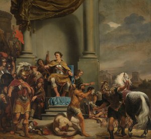 Titus Manlius Torquatus konzul elrendeli fia lefejezését Titus Manlius Torquatus konzul lefejezte ezeket a fiakat