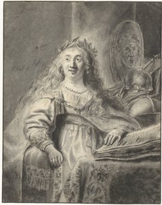 Minerva a dolgozószobájában alkotó: Ferdinand Bol