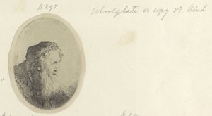 Oude férfi baardot rak Nyolcvanöt eredeti nyomat gyűjteménye (sorozat címe) alkotó: Ferdinand Bol