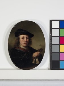 Egy férfi portréja (olaj, fa) alkotó: Ferdinand Bol