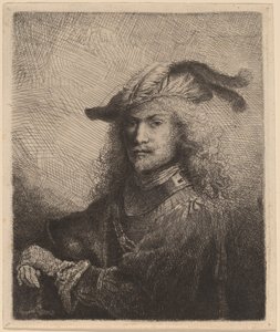 Egy tiszt portréja alkotó: Ferdinand Bol