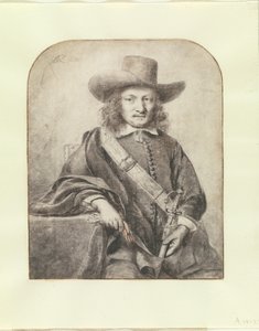 Egy goudai tiszt portréja alkotó: Ferdinand Bol