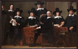 Az Amsterdam Wine Merchants Guild elnöke (Hollandia). Ferdinand Bol (1616-1680) festménye, olaj, vászon, 1659 körül. Holland művészet