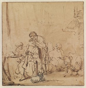 Tobit gyógyulása alkotó: Ferdinand Bol