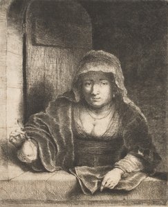 Nő körtével, 17. század. alkotó: Ferdinand Bol