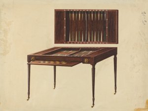 Játékasztal alkotó: Ferdinand Cartier