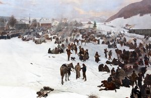 Bourbaki-Panorama von Ferdinand & Castres Edouard (1838-1902) Hodler