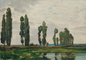 Tábor régió (aus der Mappe "16 Ansichten tschechischer Landschaft 