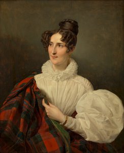 Hölgy fehér ruhában alkotó: Ferdinand Georg Waldmüller