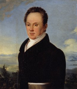 Janos von Szallopek portréja alkotó: Ferdinand Georg Waldmüller
