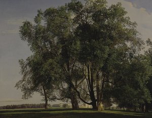 Prater tájkép alkotó: Ferdinand Georg Waldmüller