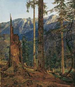 A Höllengebirge Ischl mellett alkotó: Ferdinand Georg Waldmuller