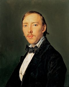 Josef Bayer nyomdász, Waldmüller sógora. alkotó: Ferdinand Georg Waldmuller