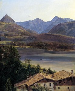 A Wolfgangsee alkotó: Ferdinand Georg Waldmuller