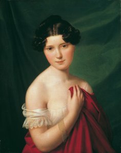 Sophie Müller udvari színésznő alkotó: Ferdinand Georg Waldmuller