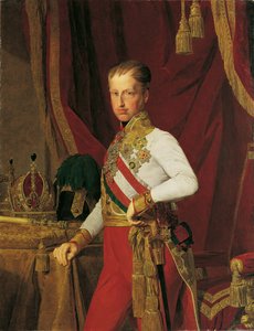 I. Ferdinánd osztrák császár portréja 1793-1875, 1839. alkotó: Ferdinand Georg Waldmuller