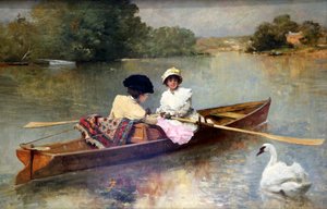 „Csónakázás a Szajnán”, 1875-1876