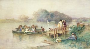The Wedding Party (akvarell, papír)