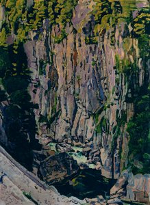Aare Gorge alkotó: Ferdinand Hodler