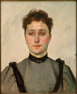Egy fiatal nő portréja alkotó: Ferdinand Hodler
