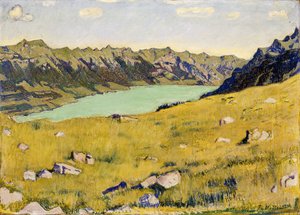 Brienz-tó Breitlauenenből, 1906 alkotó: Ferdinand Hodler