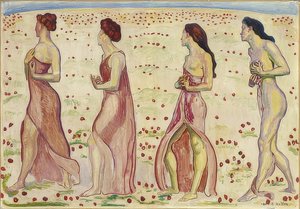 Az érzés. 1909/11 alkotó: Ferdinand Hodler