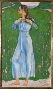 Beteljesülés (olaj, vászon) alkotó: Ferdinand Hodler