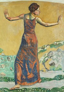 Örömteli nő, 1911 alkotó: Ferdinand Hodler